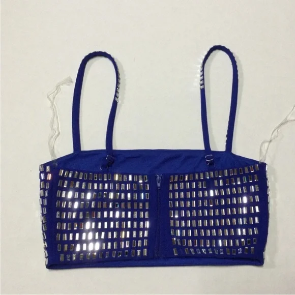 Windsor Rhinestone Crop Top - Picture 3 of 10